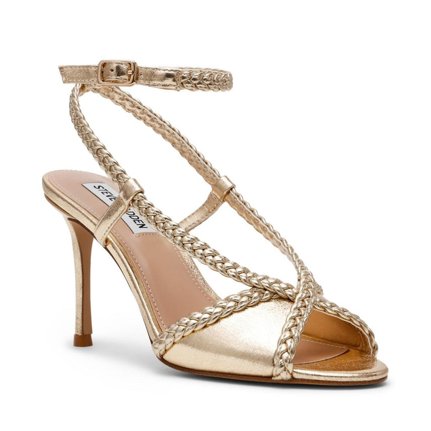 Reynolds Gold Leather Tacones Dorados
