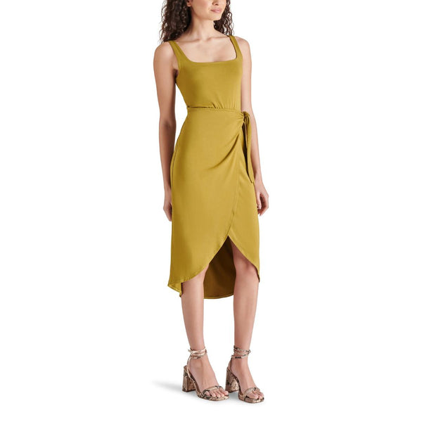 Rhea  Dress Green Moss Vestido Verde