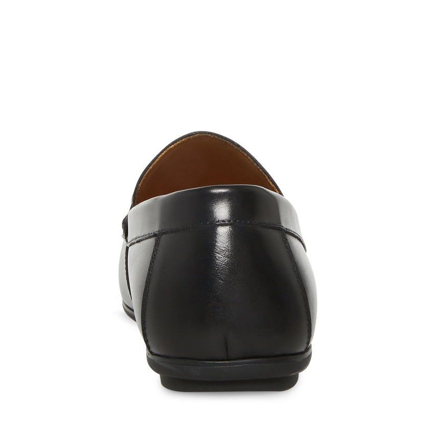 Richard Black Leather Zapatos de Vestir Negros para Hombre
