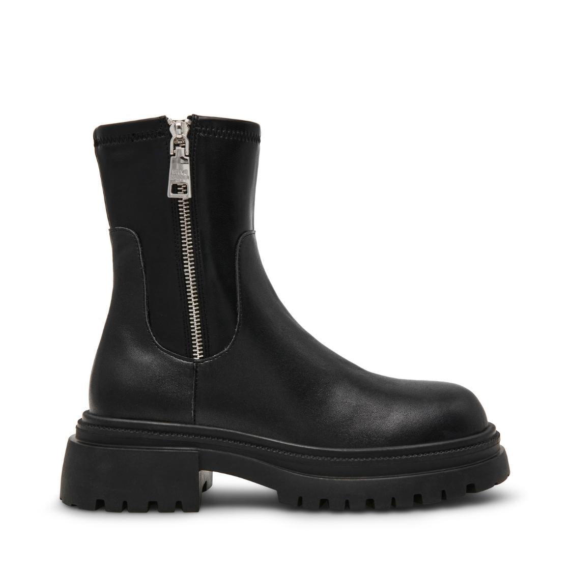 Roadmap Black Action Leather. Botín Negro Mujer – Steve Madden Mexico