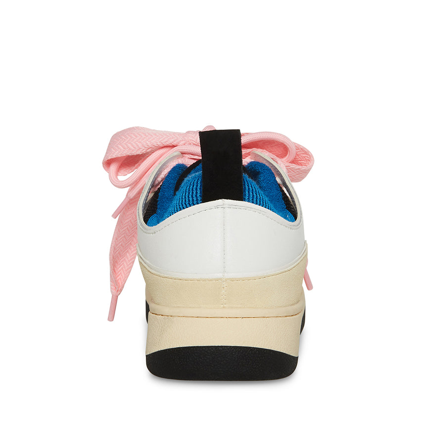 Roaring Black White Tenis Blancos con Negro para Mujer