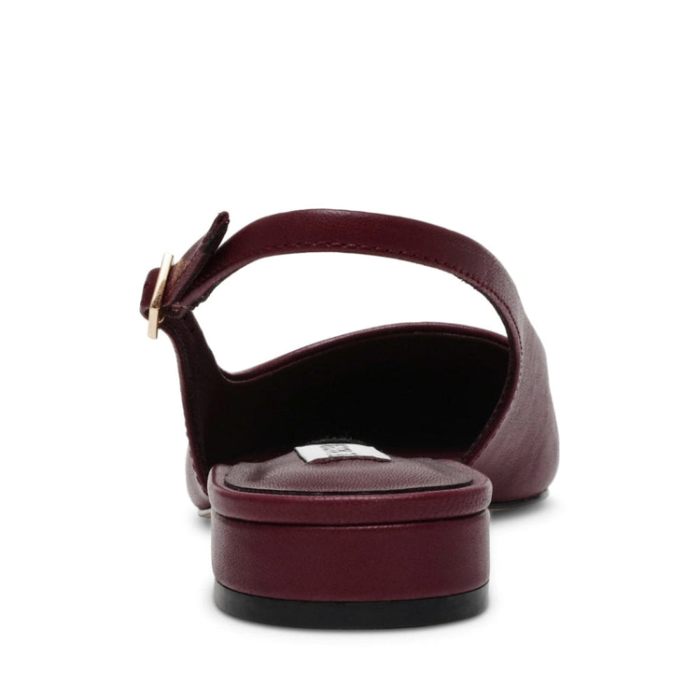 Rowyn Black Burgundy Flats Vino con Negro para Mujer