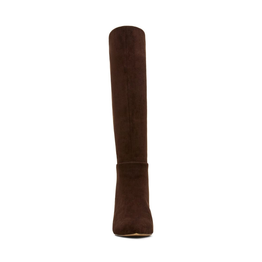 Sabrinna Chocolate Botas Largas de Gamuza para Mujer