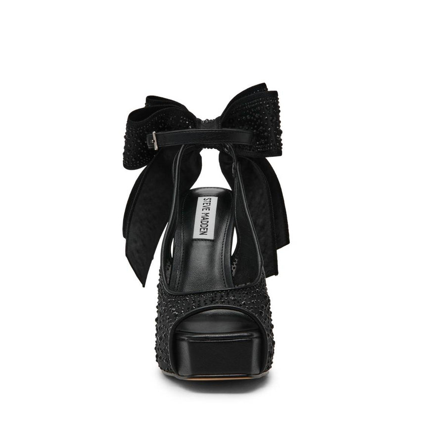 Sash Mr Black Sandalias de Tacon con Brillos para Mujer