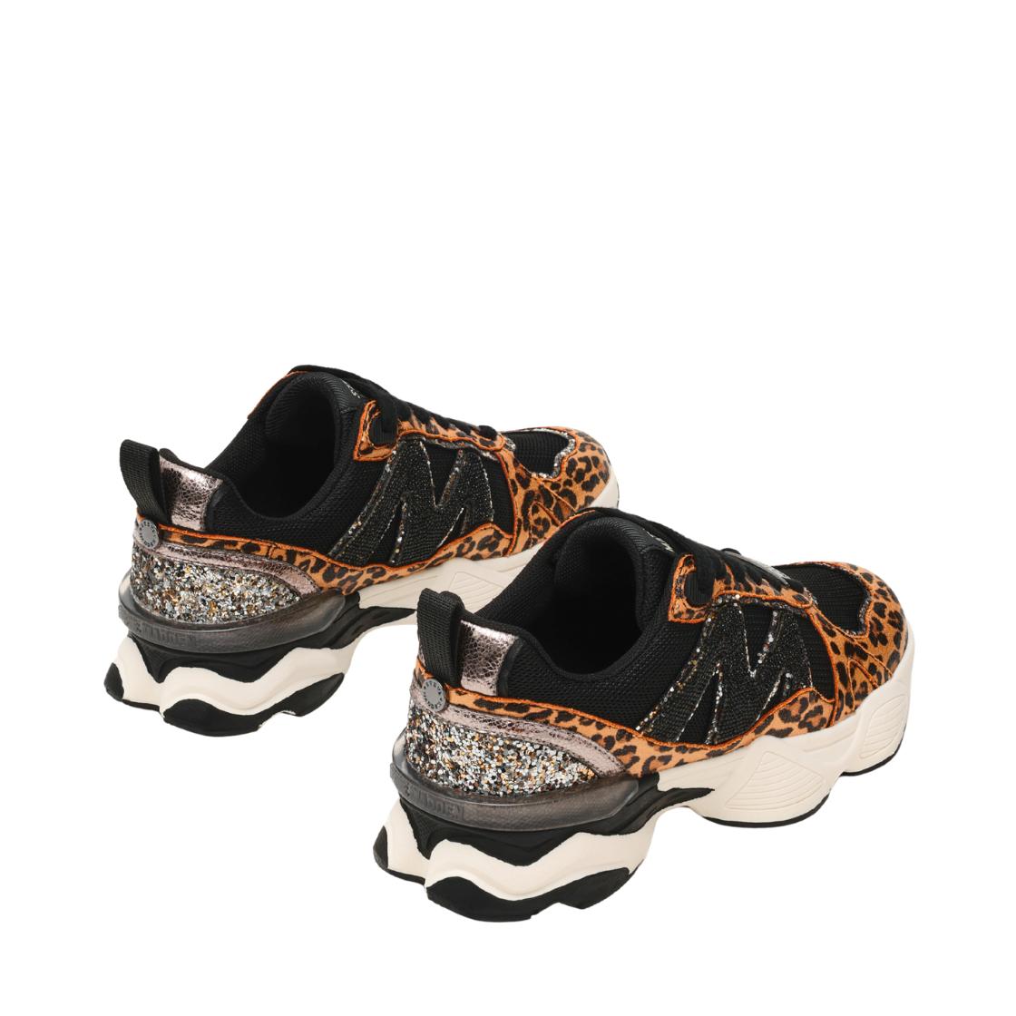 Sedgwick Black Leopard Tenis Deportivos Para Mujer