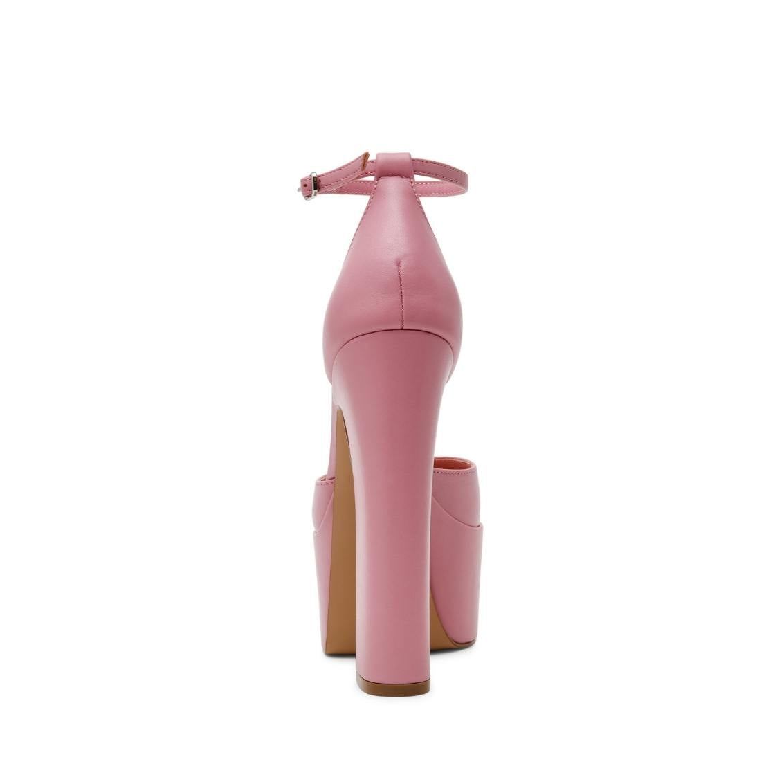 Selestine Pink Leather Tacones de Plataforma Rosas para Mujer
