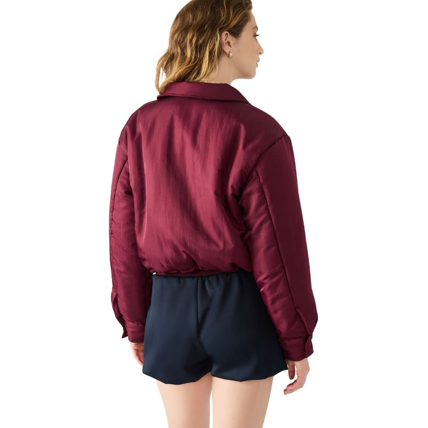 Selma Jacket Wine Chamarra Vino para Mujer
