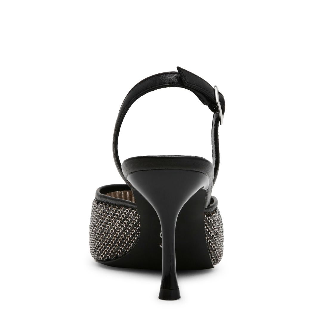 Sensor Black Tacones Negros con Pedrería Para Mujer