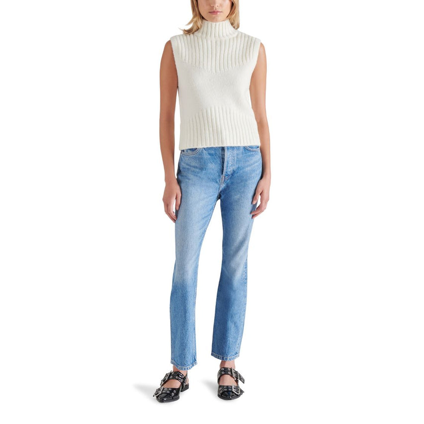 Serin Sweater Cream Sueter Blanco para Mujer