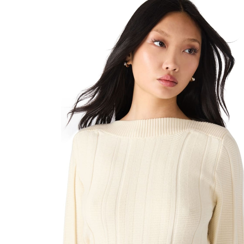 Serra Sweater Antique Sueter Manga Larga Beige