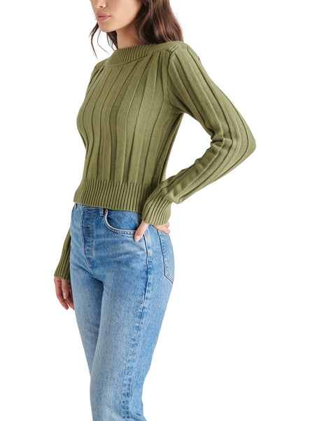 Serra Sweater Burnt Olive Sueter Verde Olivo