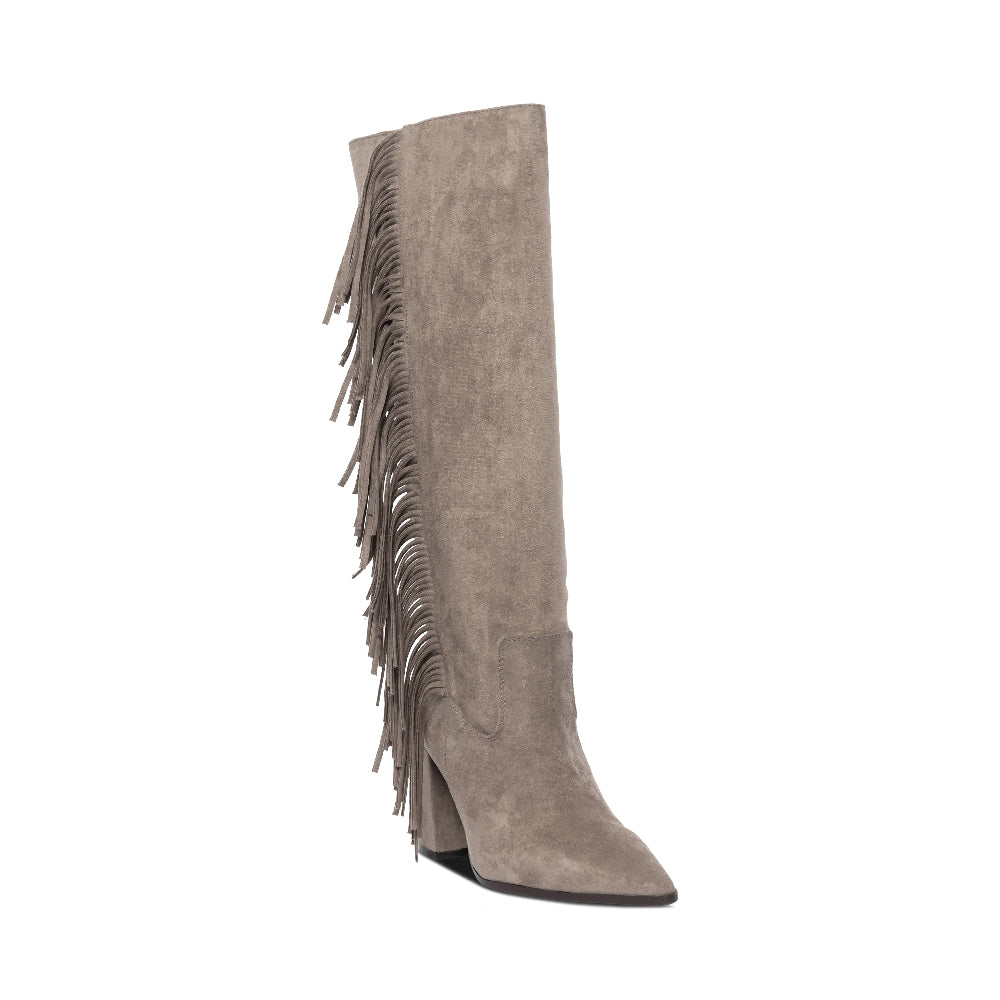 Shake Taupe Fabric Botas Beige