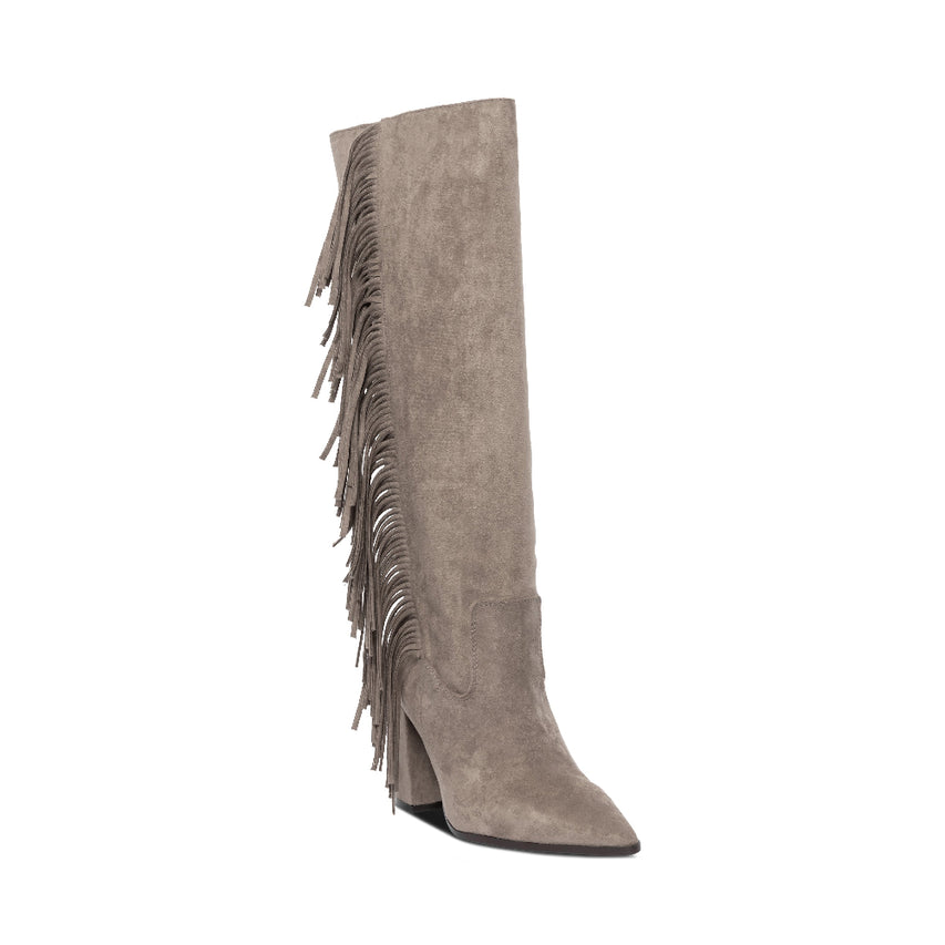 Shake Taupe Fabric Botas Beige
