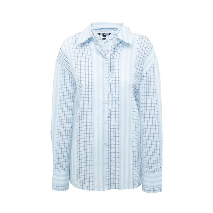 BENNETE SHIRT CREAM MULTI PLAID