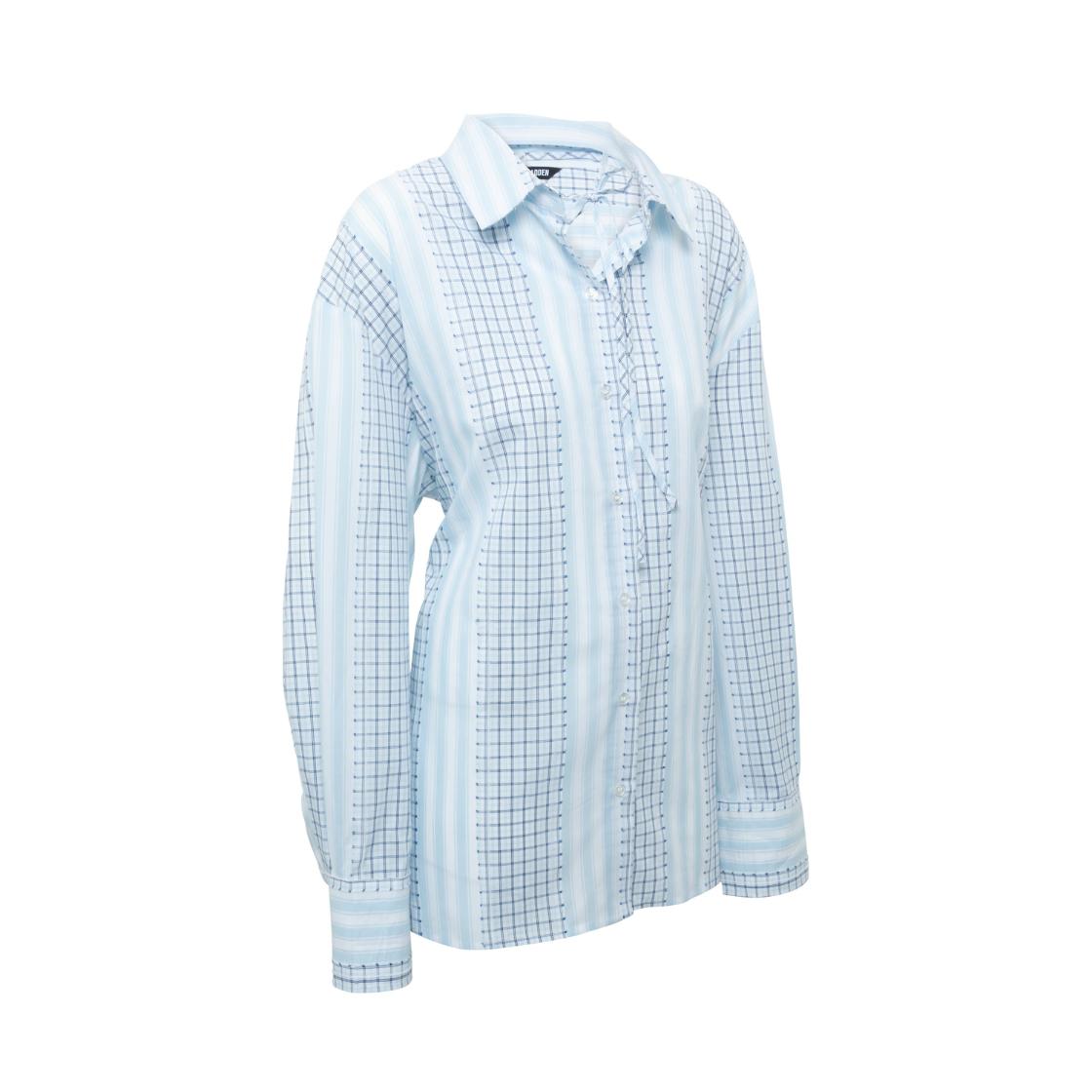 BENNETE SHIRT CREAM MULTI PLAID