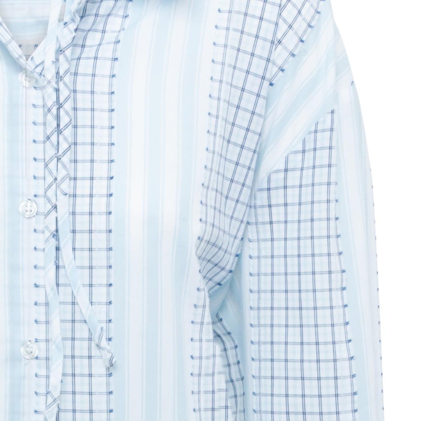 BENNETE SHIRT CREAM MULTI PLAID