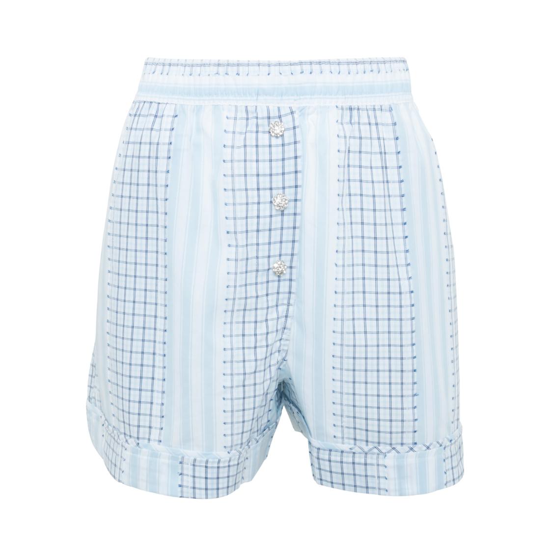 BENNETE SHORT CREAM MULTI PLAID