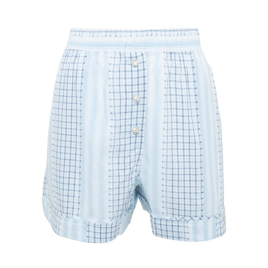 BENNETE SHORT CREAM MULTI PLAID