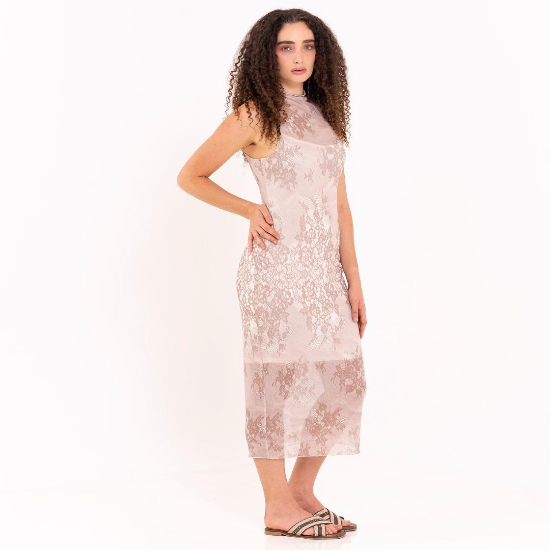 SIDRA DRESS CREAM TAN