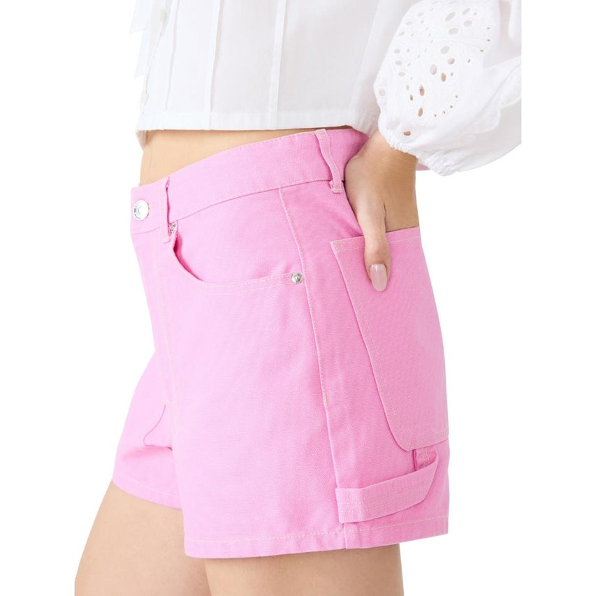 Sienne Short In Canvas Pink Taffy Shorts Rosas Para Mujer