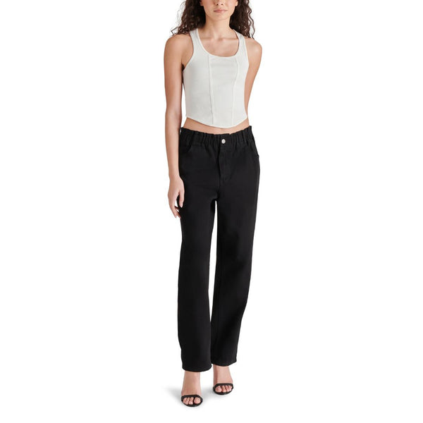 Sirena Denim Jean Black Pantalon Negro para Mujer