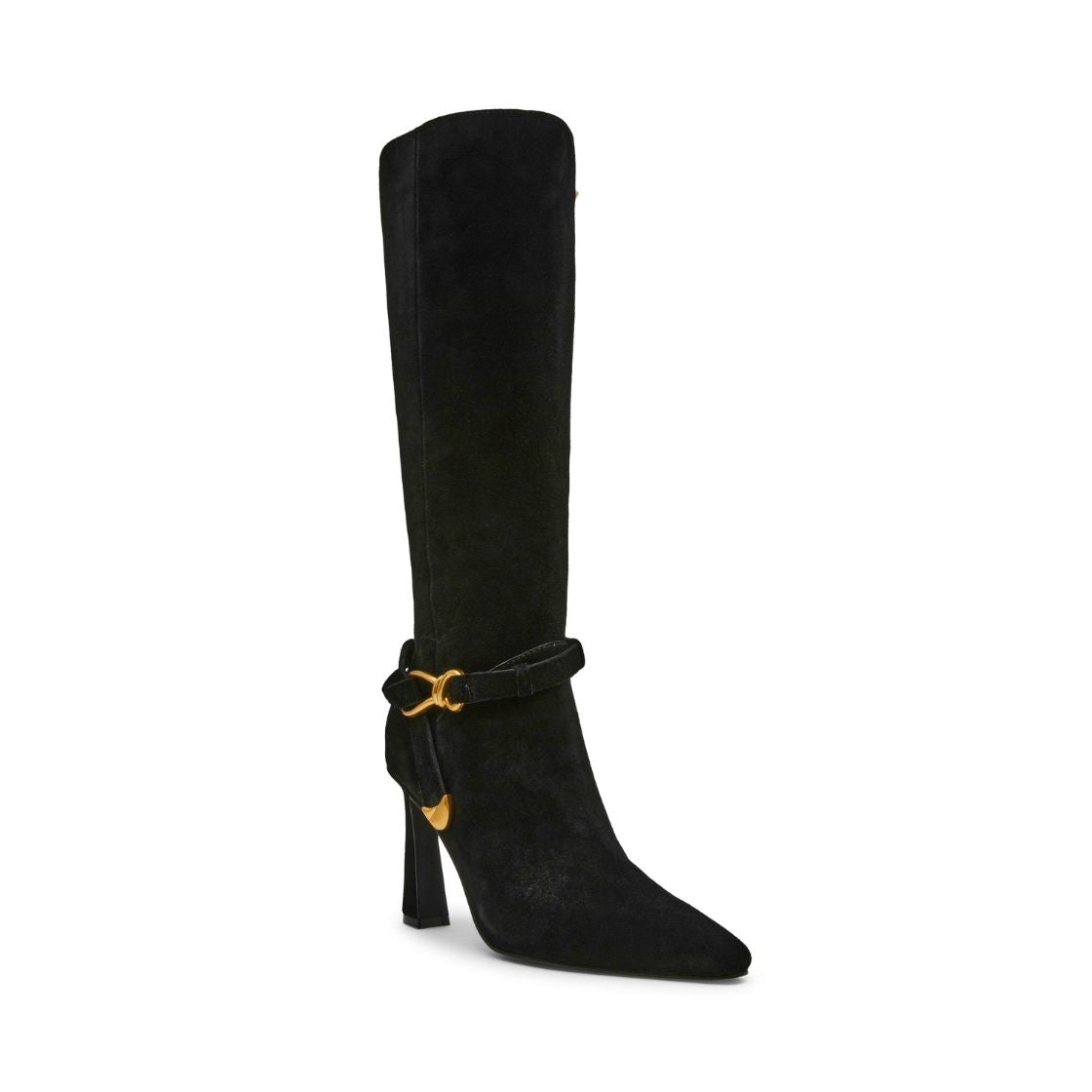 Sirrens Black Suede Botas de Gamuza Negras