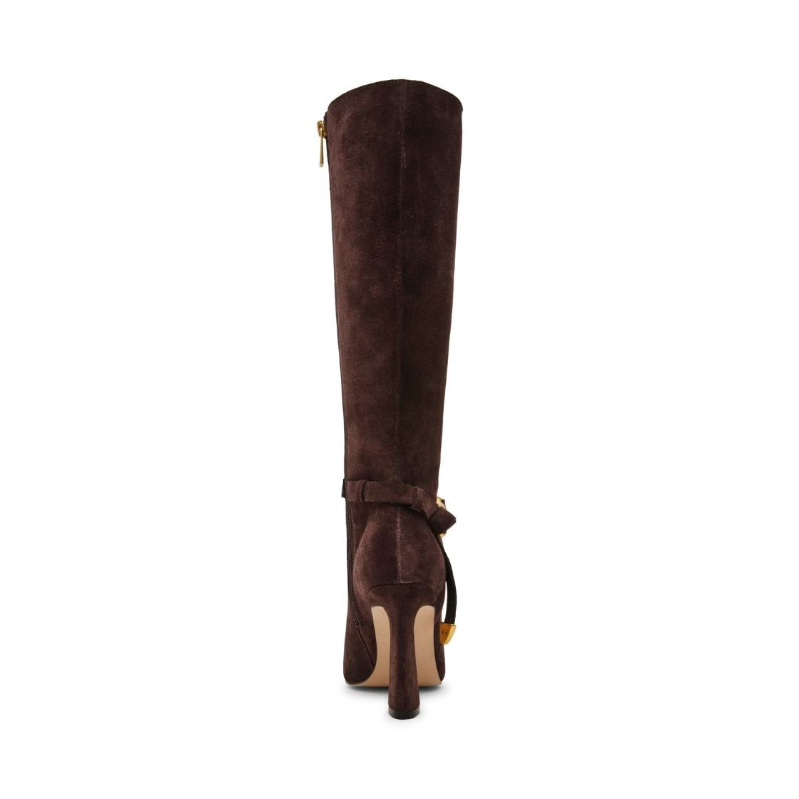 Sirrens Brown Suede Botas de Gamuza Cafes para Mujer
