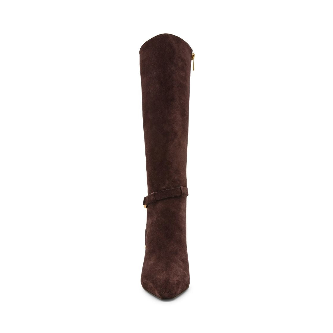 Sirrens Brown Suede Botas de Gamuza para Mujer