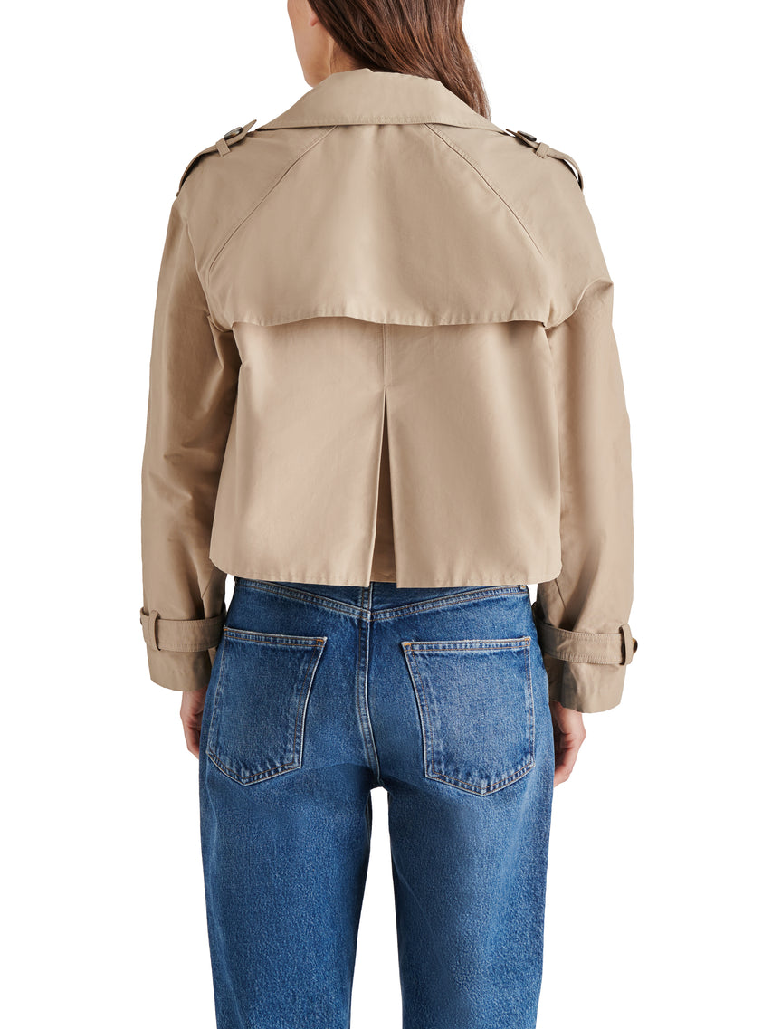 Sirus Jacket Khaki Chamarra Beige para Mujer