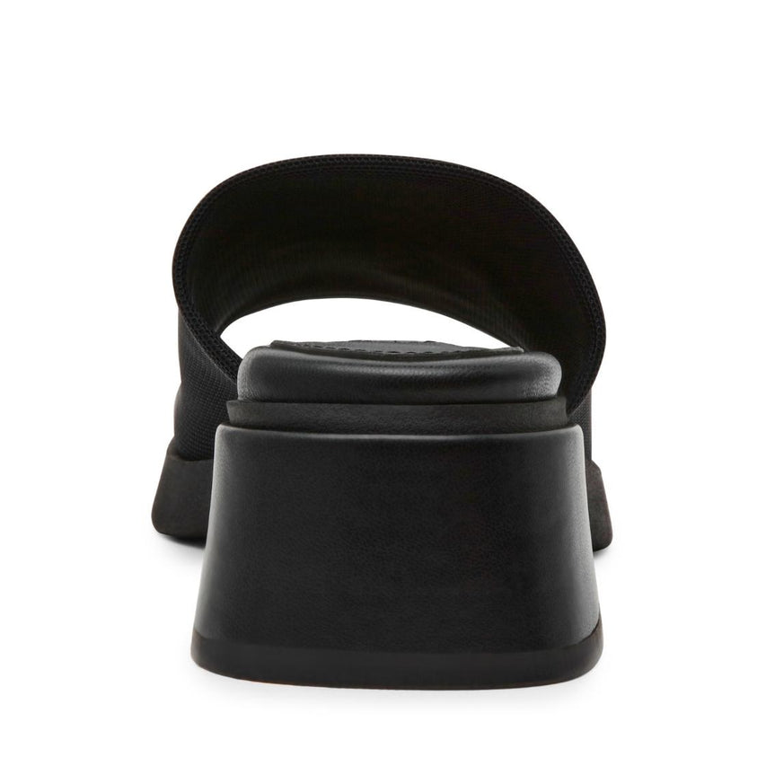 Slidester Black Sandalias con Tacón Negras Para Mujer