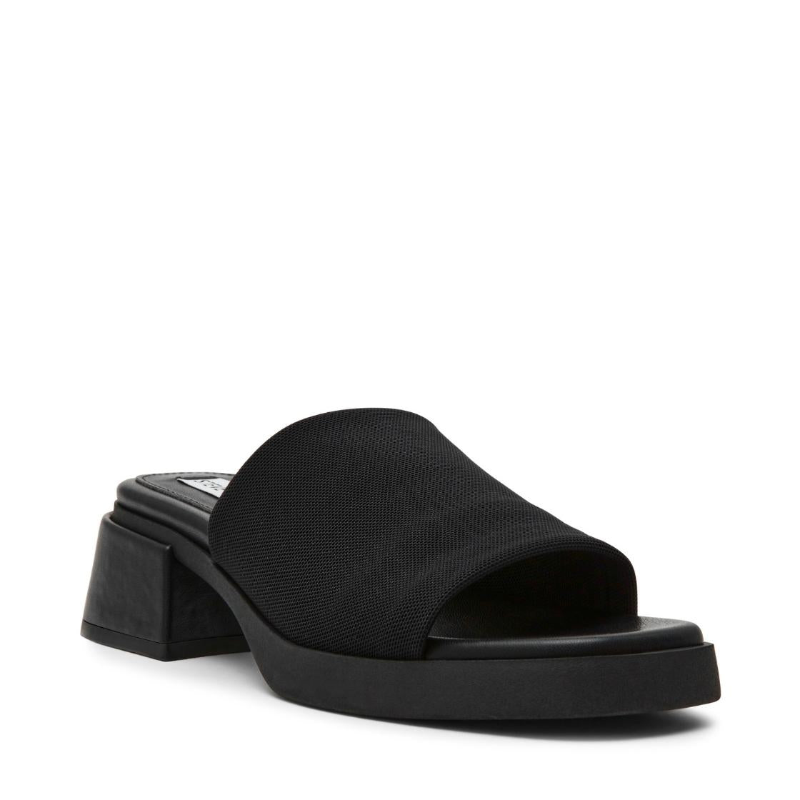 Slidester Black Sandalias con Tacón Negras