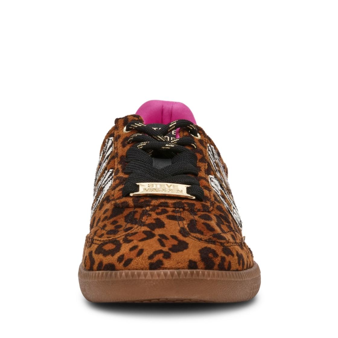 SM90-L Leopard Tenis Cafés Para Mujer