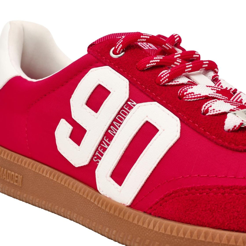 SM90 Red White Tenis Para Mujer