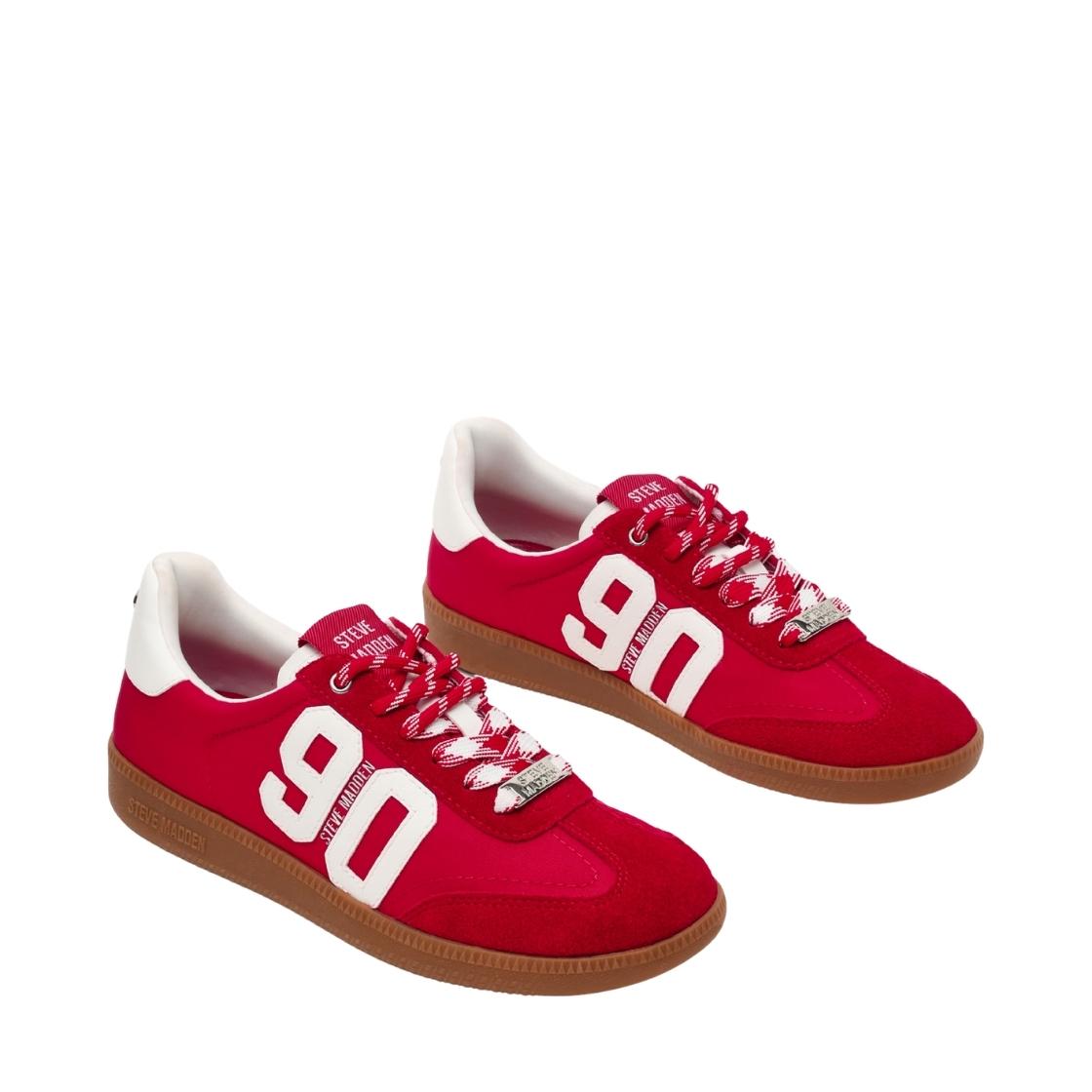 SM90 Red White Tenis Rojos