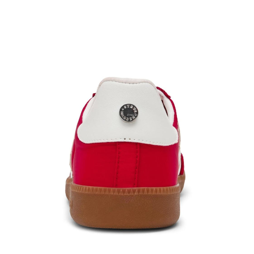 SM90 Red White Tenis Rojos con Blanco Para Mujer