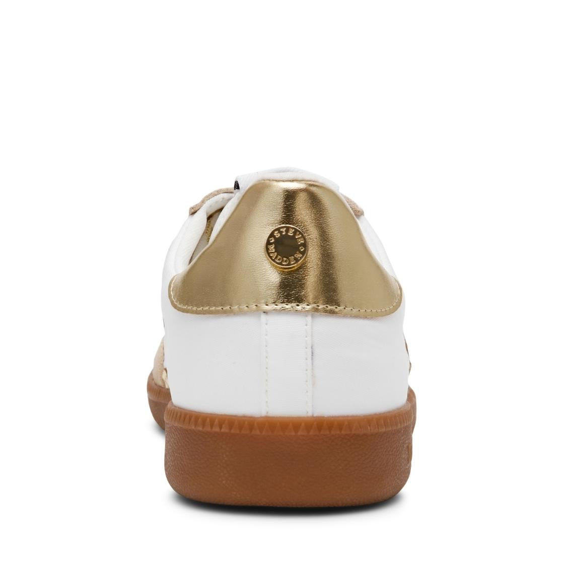 SM90 White Gold Tenis Blancos Para Mujer