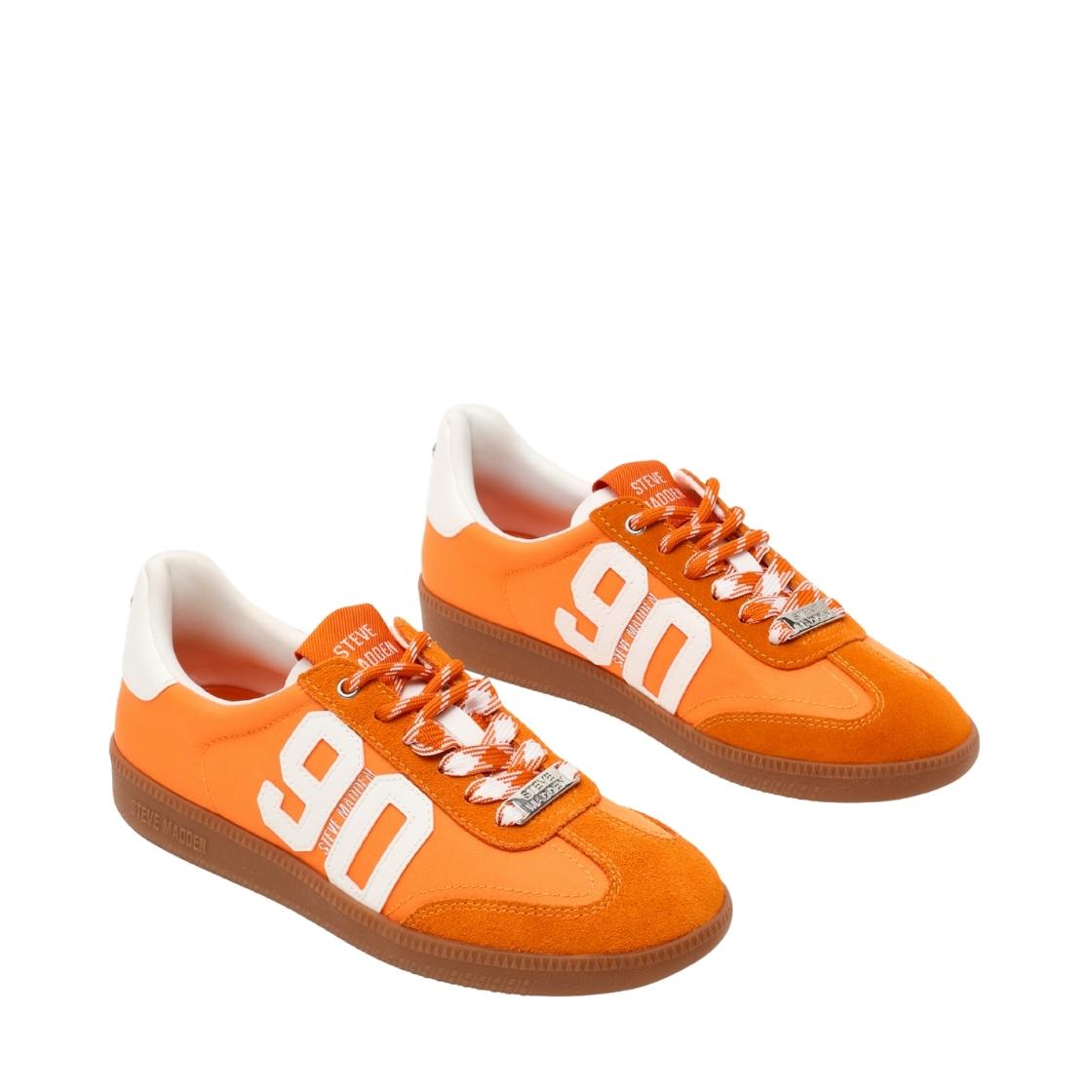 SM90 White Orange Tenis Naranja