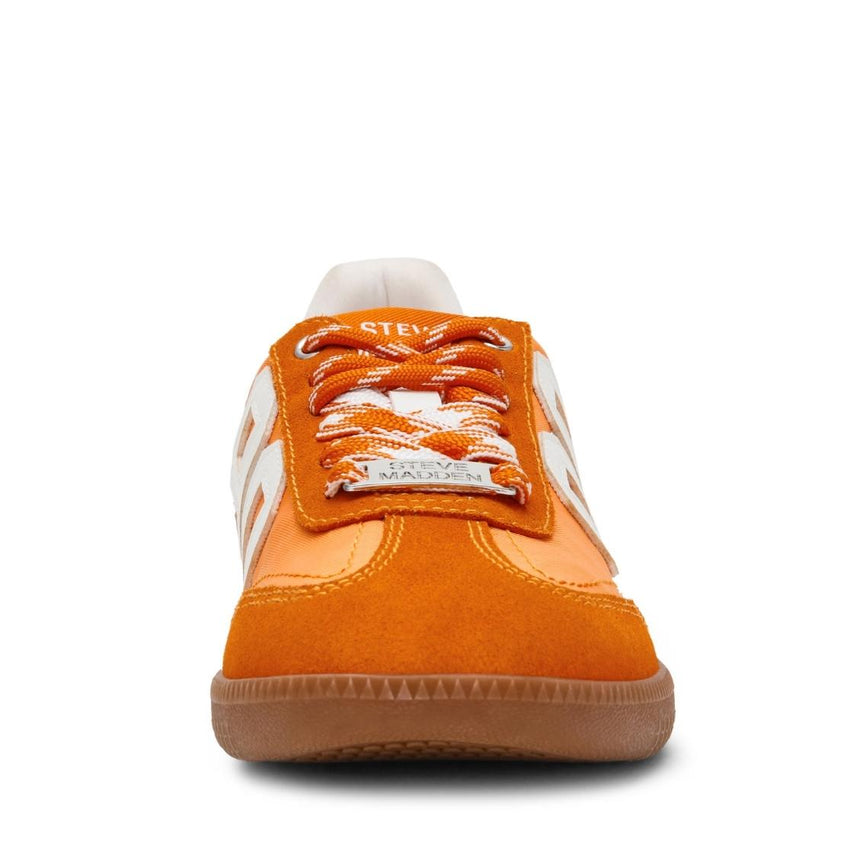 SM90 White Orange Tenis Naranja Para Mujer