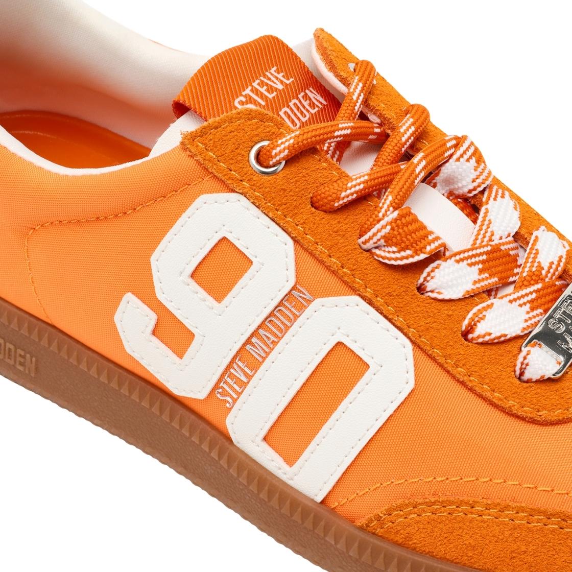 SM90 White Orange Tenis Para Mujer