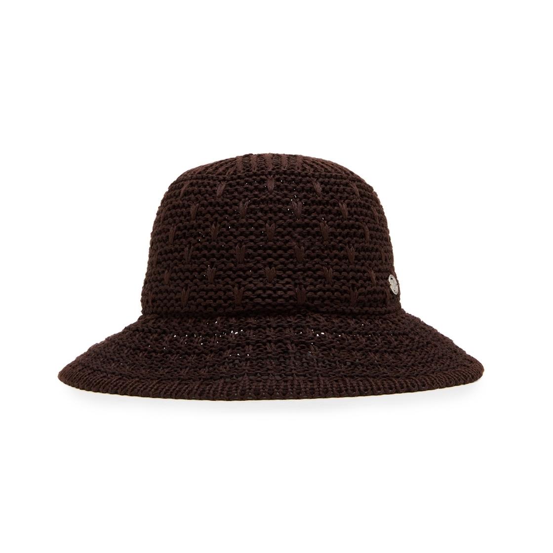 Sombrero Bucket Rafia Chocolate