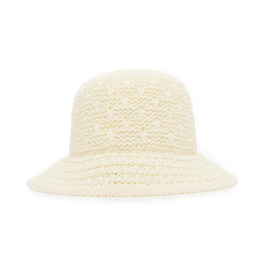 Sombrero Bucket Rafia White Accesorio Blanco Para Mujer