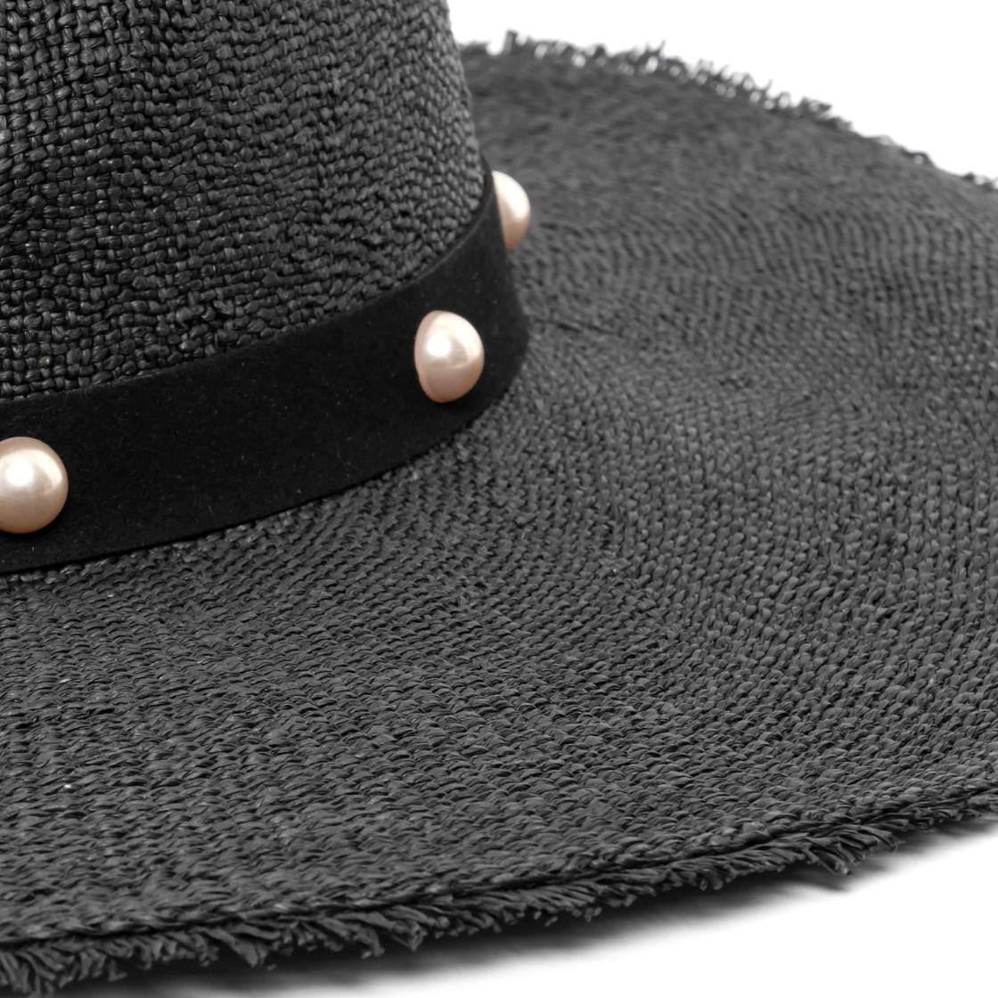 SOMBRERO DE RAFFIA BLACK