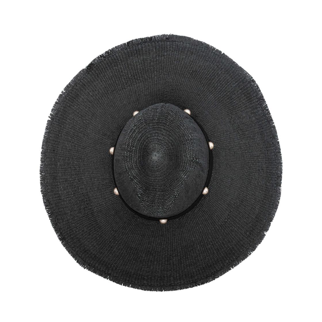 SOMBRERO DE RAFFIA BLACK