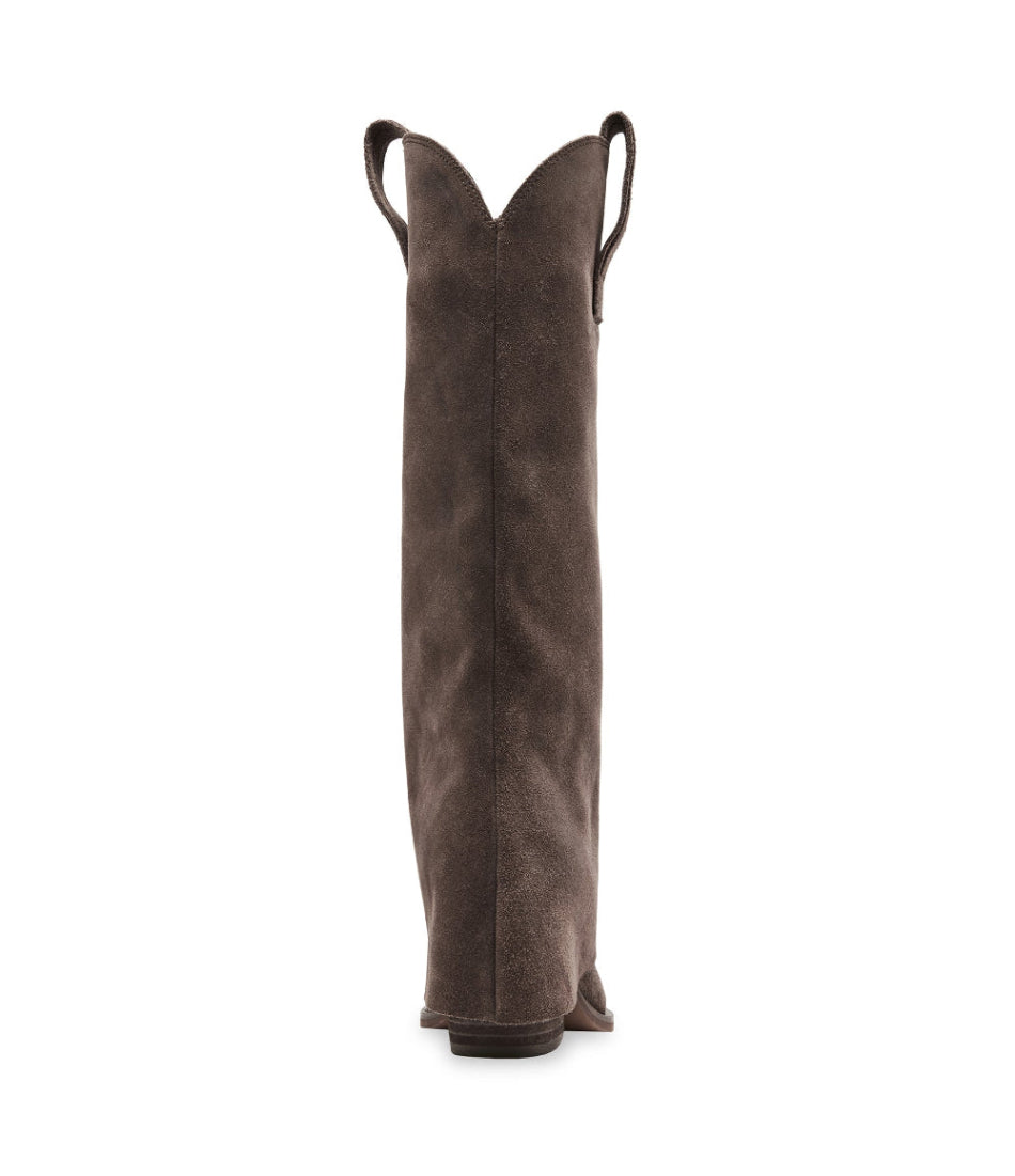 Sorvino Taupe Suede Botas Cafes para Mujer