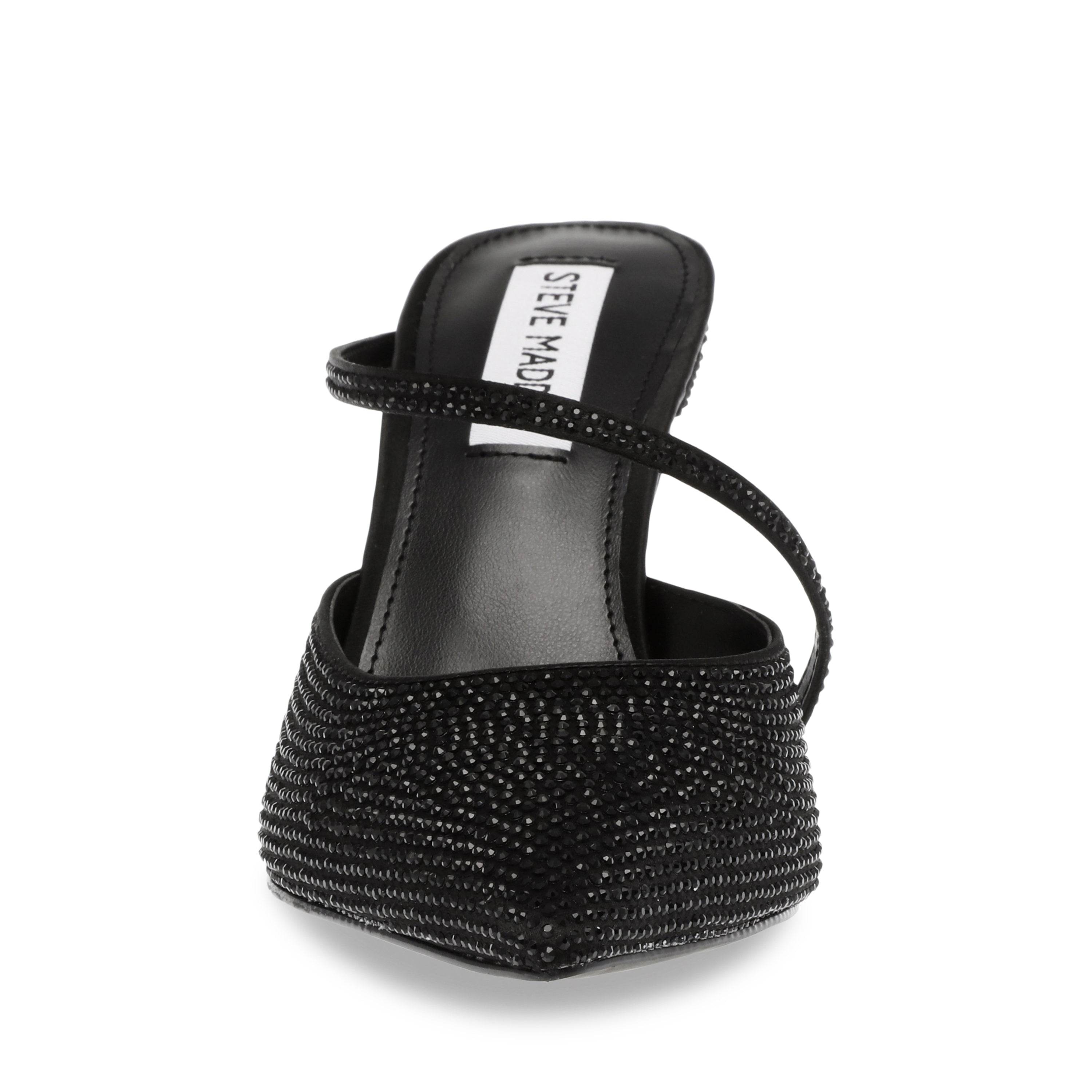 Sparkup Black Crystal Tacones con Brillos para Mujer