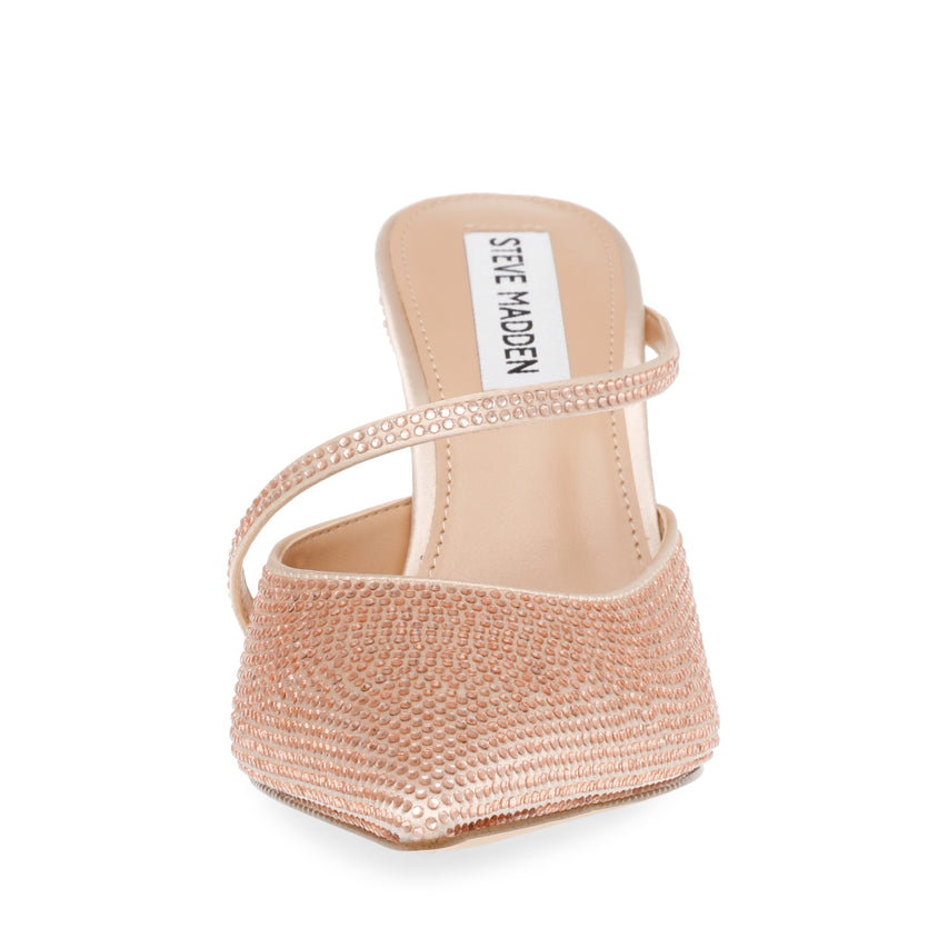 Sparkup Blush Tacones con Brillos para Mujer