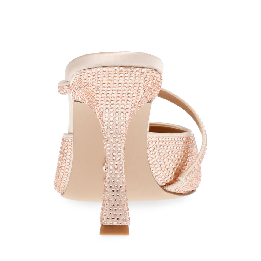 Sparkup Blush Tacones con Brillos Rosa Claro para Mujer