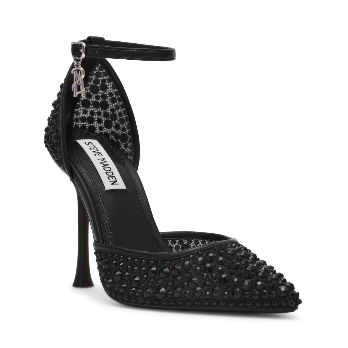 Sparx-MS Black Tacones Mesh Negros