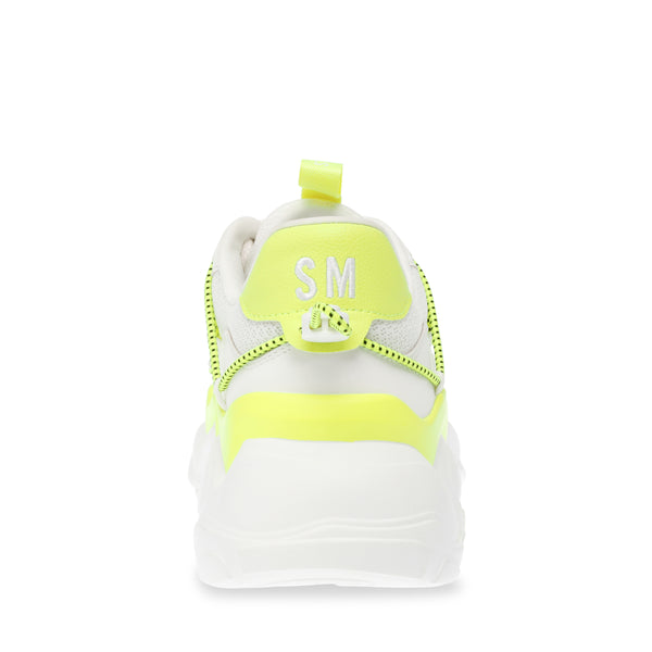 Spectator White Neon Yellow Tenis Blanco con Amarillo para Mujer