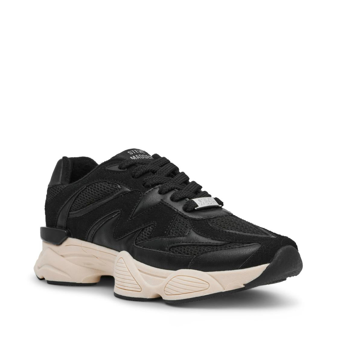 Speeder Black Leather Tenis Deportivos Negros
